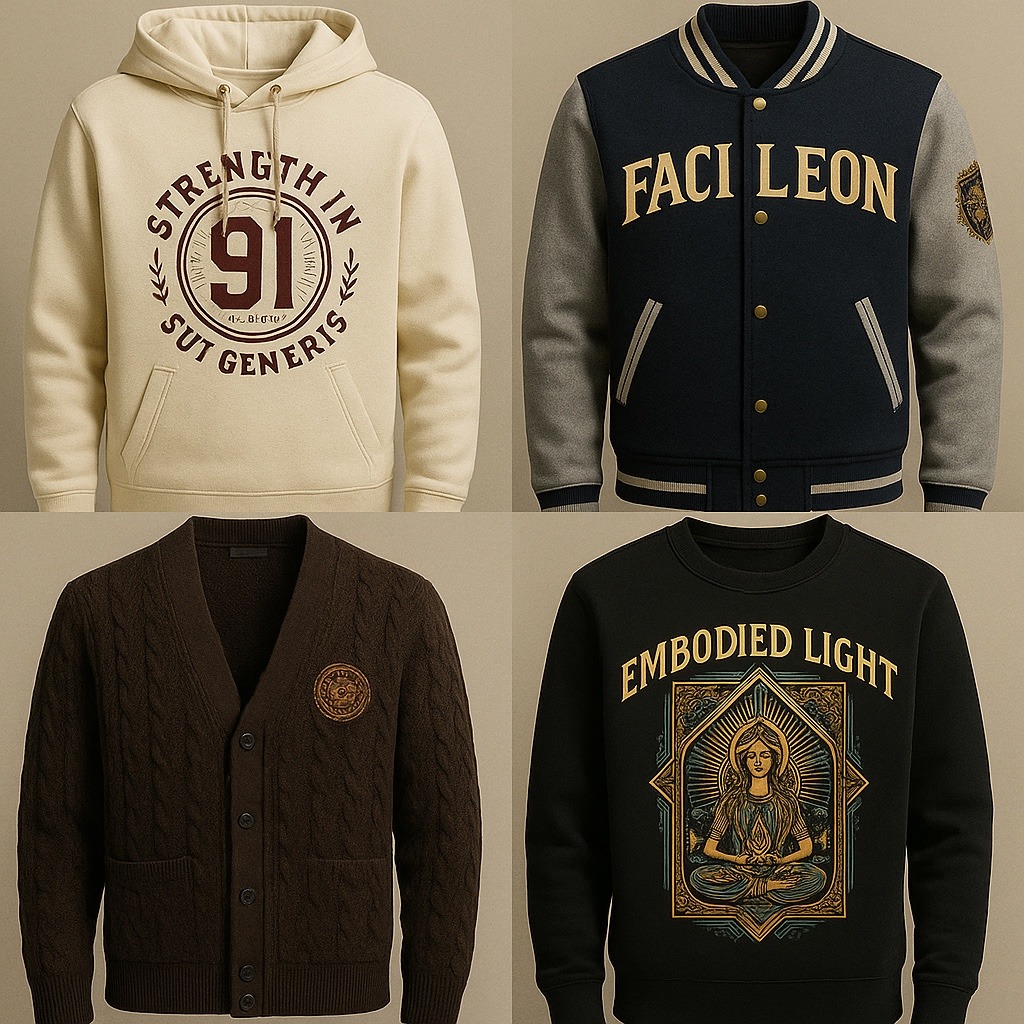 Sui Generis / Facileon / Embodied Light concept apparel and accessory board